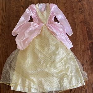 Long sleeve yellow and pink Princess dress